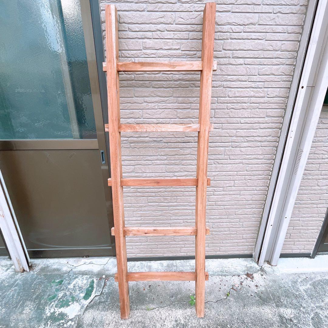 ②木製 梯子 ハシゴ インテリア 輸入家具 ②木製 梯子 ハシゴ インテリア 輸入家具