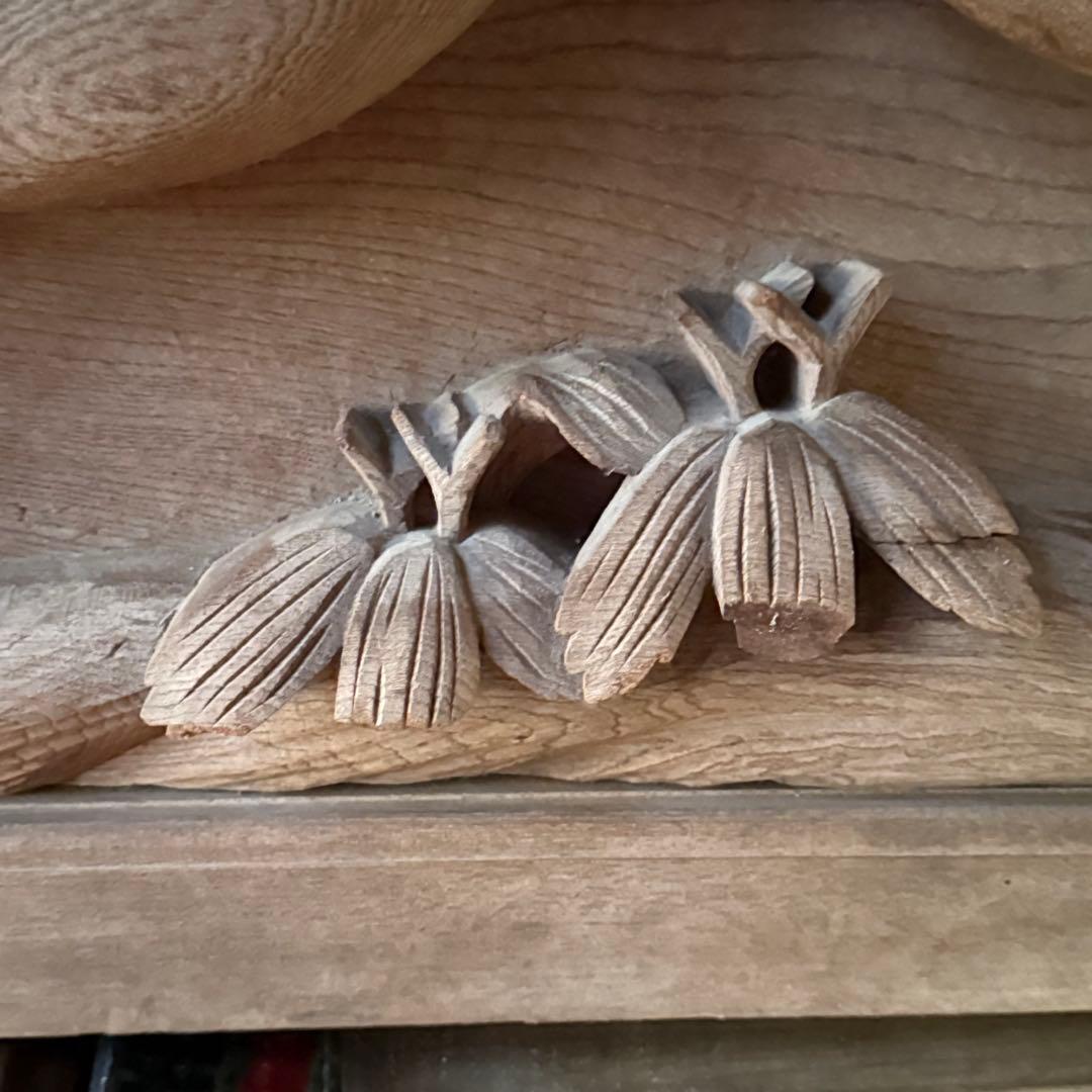 C様へ感謝お嫁入り‼️迫真の総欅彫刻装飾「天馬」 欄間 壁かけ 木彫