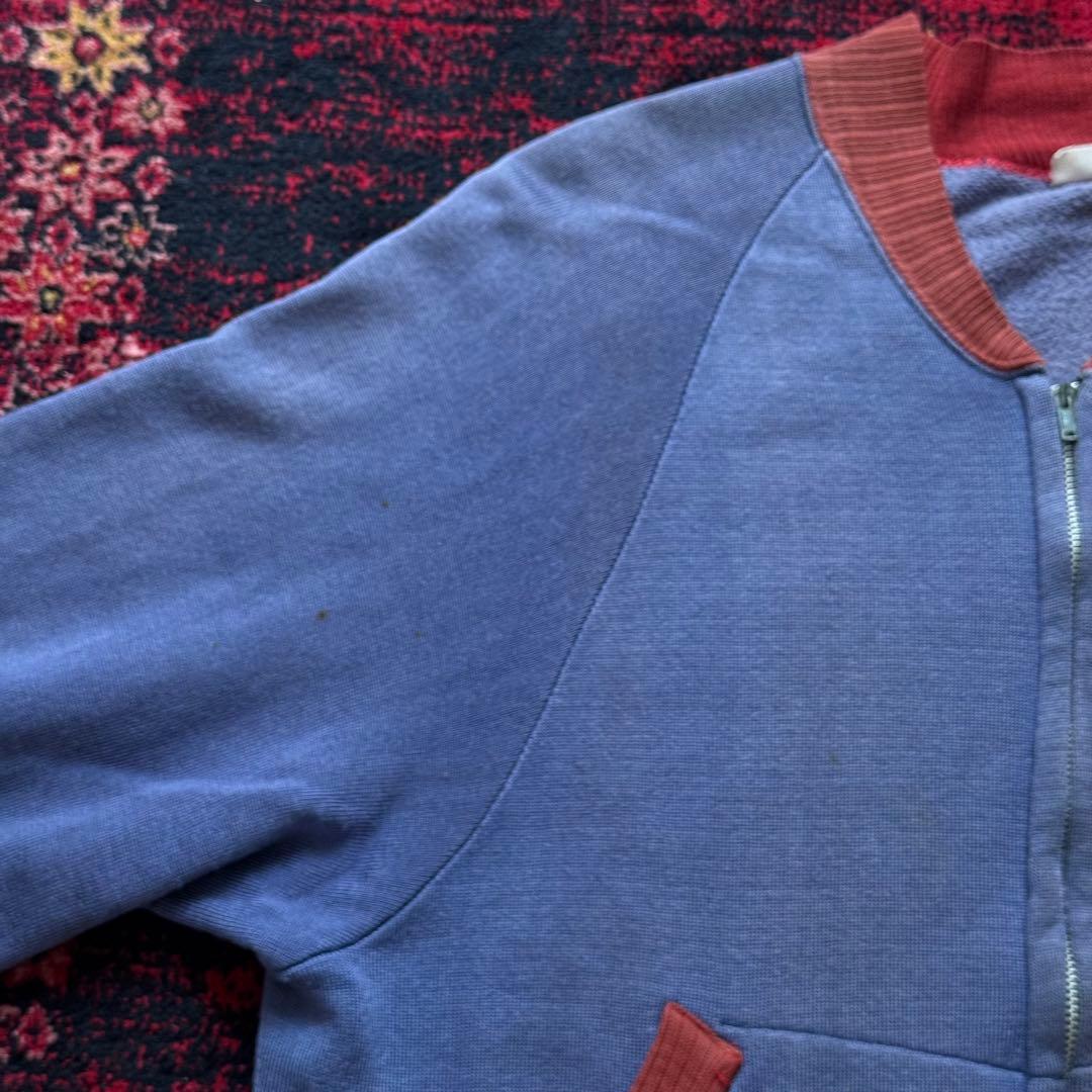 50s towncraft ツートン ジップ スウェット タウンクラフト
