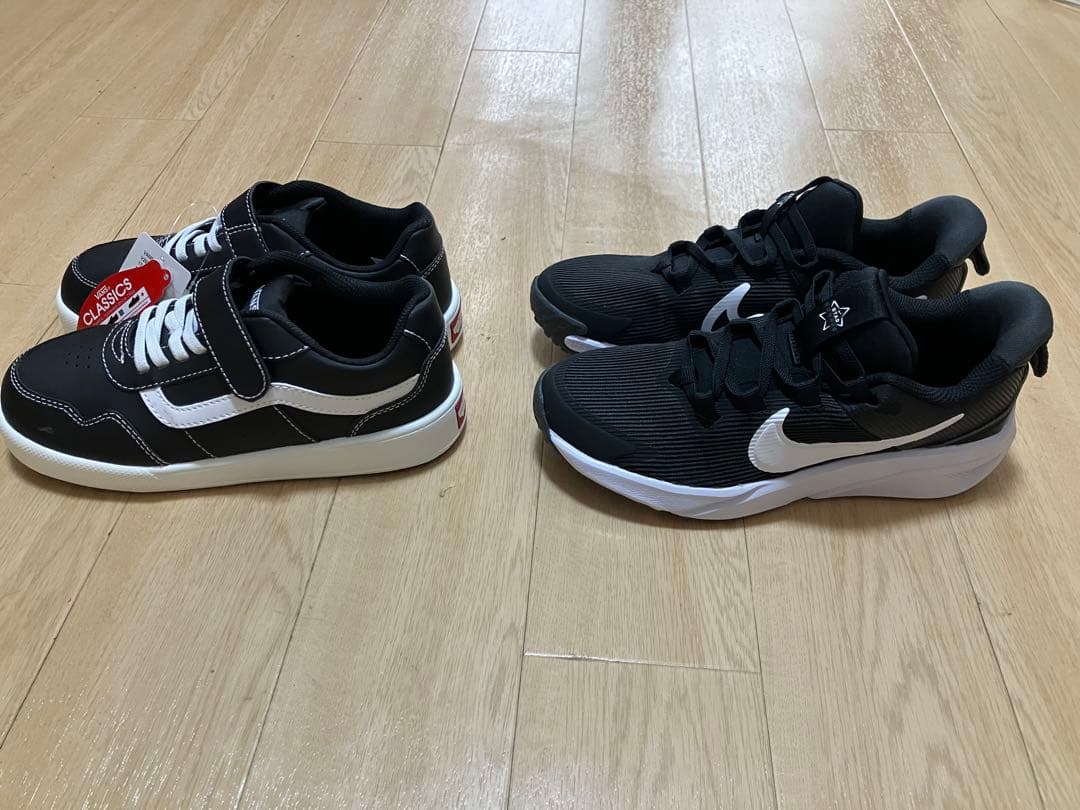 VANS NIKE スターランナー　スニーカー　男の子 21cm 21.5cm