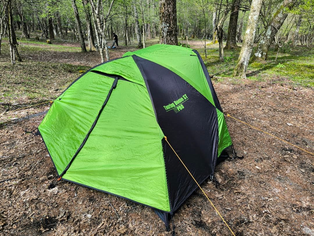 美品☆使用2回】ColemanツーリングドームSTコールマンコンパクト緑