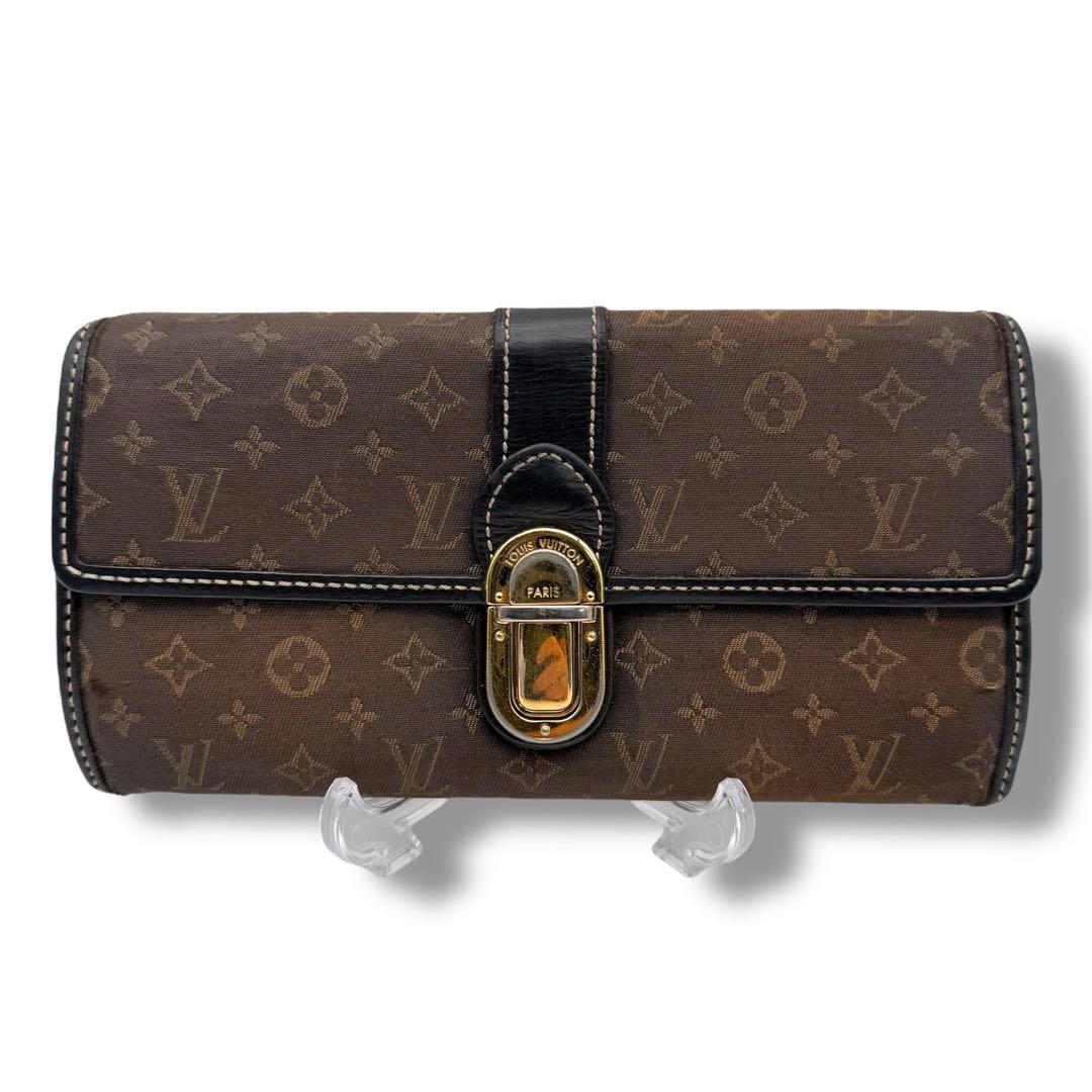 廃盤品 ルイヴィトン 長財布 ポルトフォイユ サラ モノグラム イディール