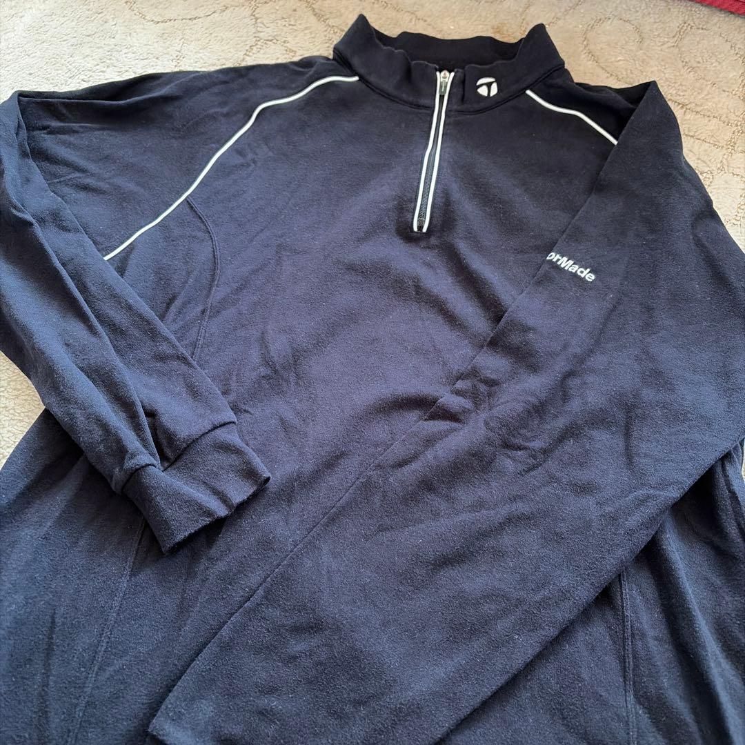 TaylorMadeゴルフシャツ ネイビー長袖 - メルカリ