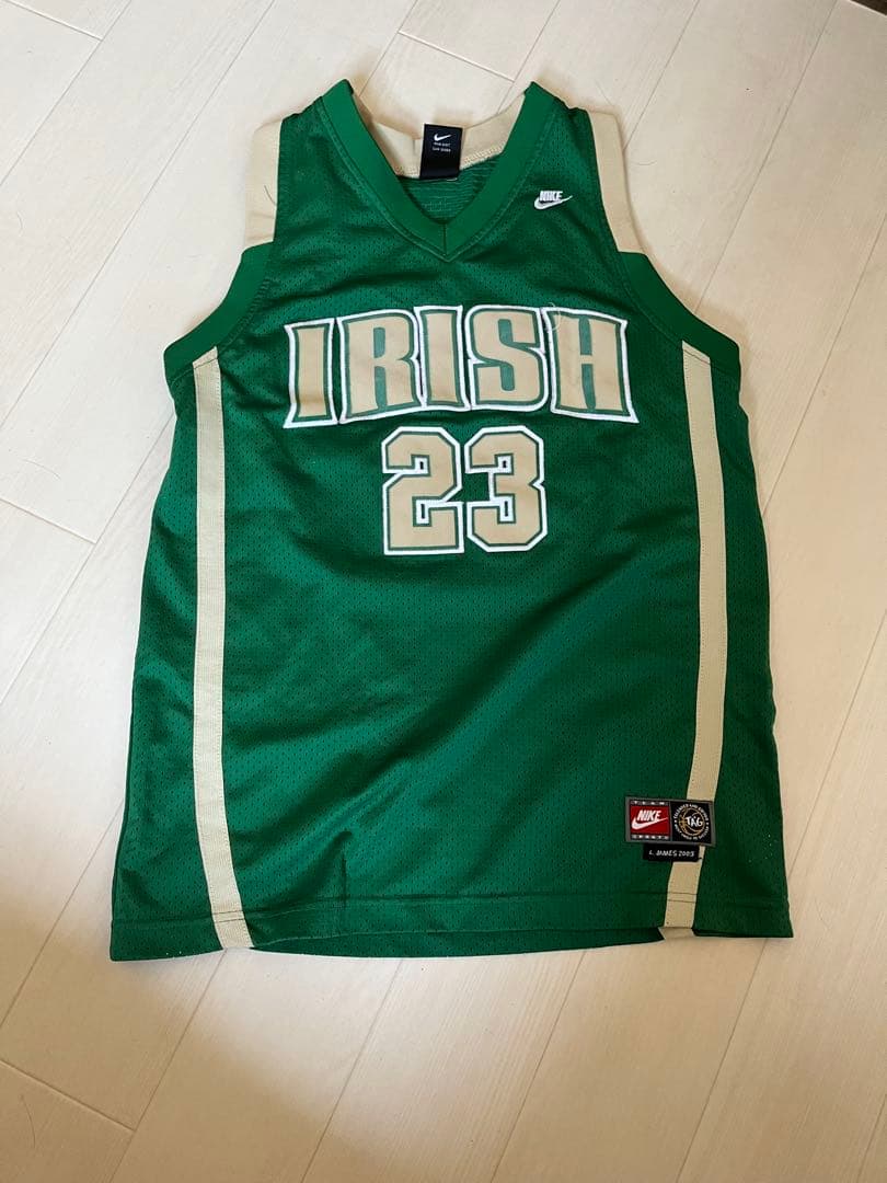 Nike IRISH 23 JAMES バスケットボールユニフォーム NBA アイコンエディションスウィングマンジャージー ロサンゼルス