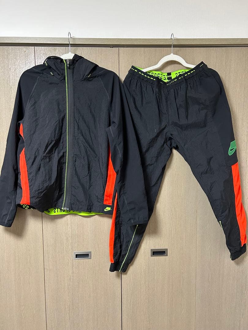 NIKE ナイキ ウインドブレーカー 上下セット ブラック M フレックス NIKE（ナイキ） ウインドブレーカー 上下セット メンズ NSW HE WR