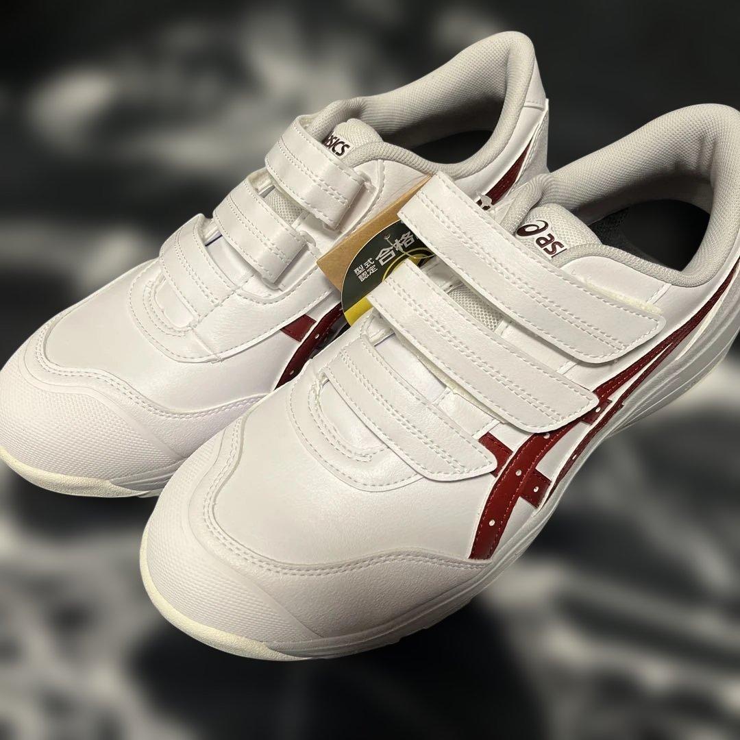 ASICS CP311 安全靴 ホワイトXビートジュース　26.5cm 新品