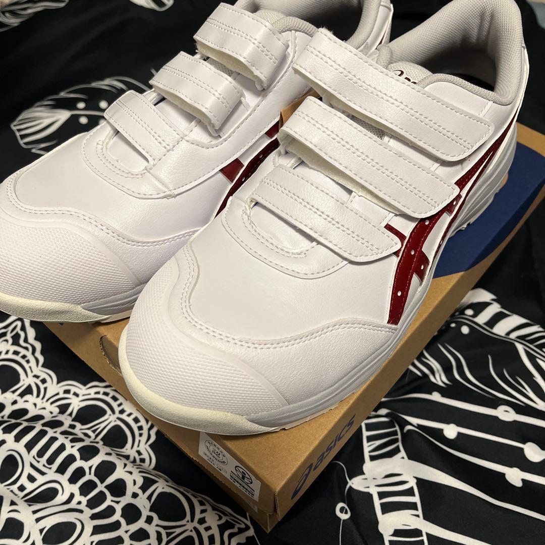 ASICS CP311 安全靴 ホワイトXビートジュース　26.5cm 新品