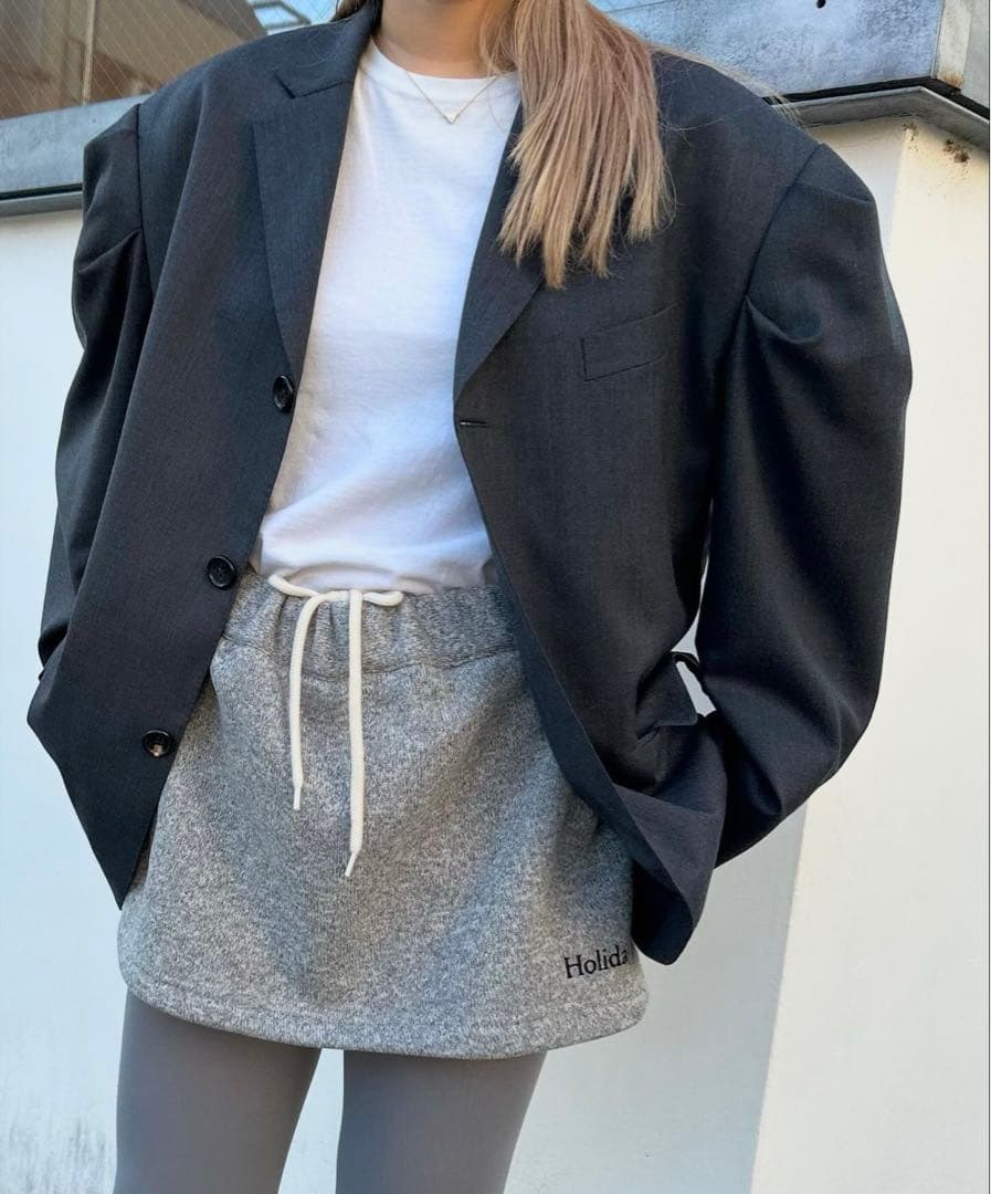 holiday ホリデイ サーマル プロ フリース タック ミニ スカート