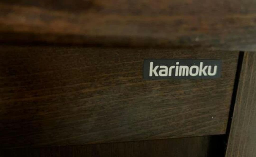 関東圏限定お届け】 karimoku カリモク コロニアル調 書斎机 鍵付