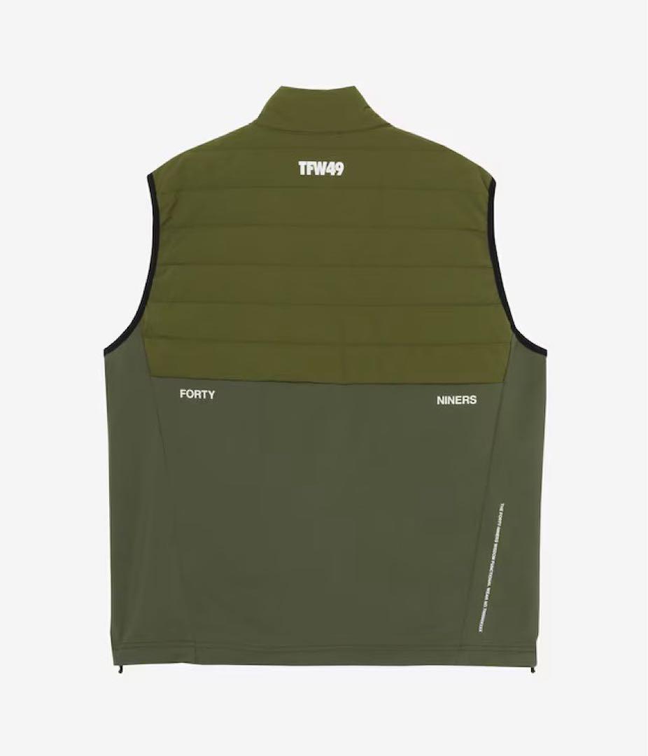 新品未使用】TFW49 カーキ ダウンベスト メンズウェア Mサイズ ゴルフ