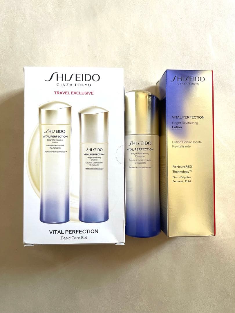 ほぼ未使用】SHISEIDO バイタルパーフェクションベーシックケアセット