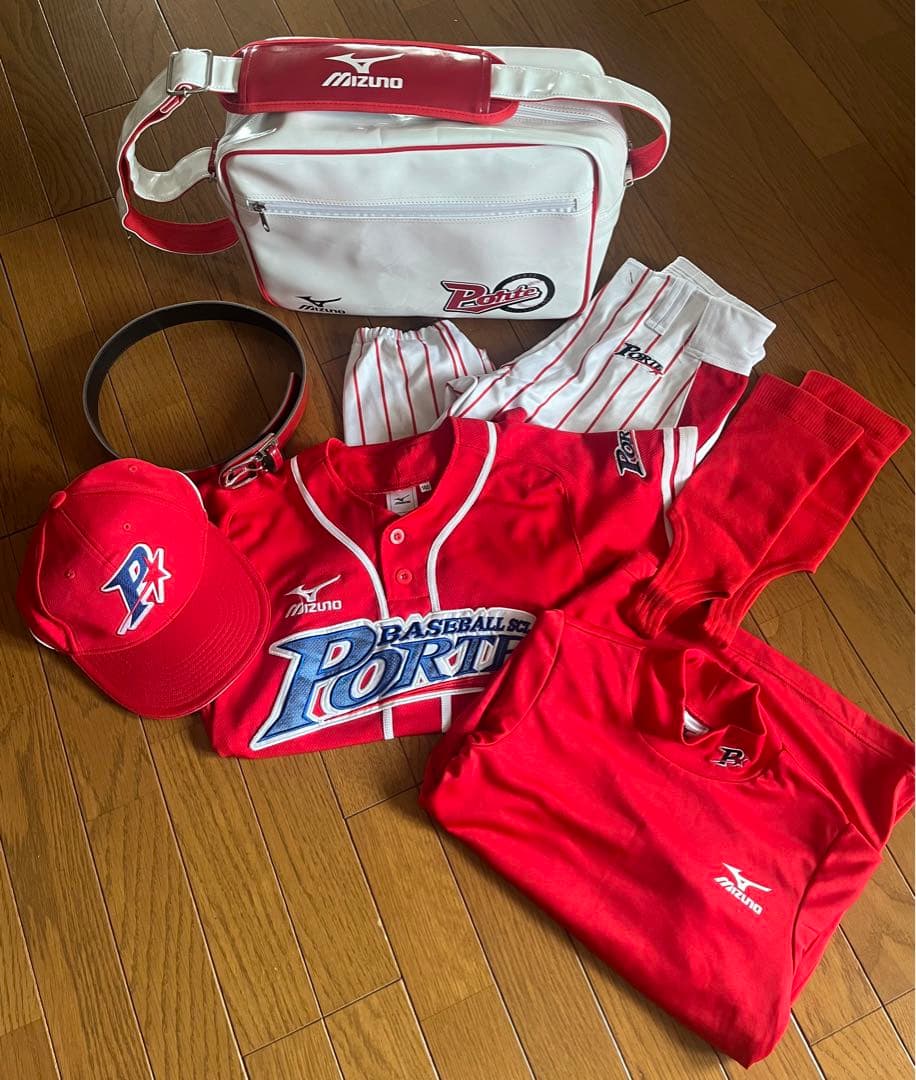 ポルテ野球 ユニフォーム7点セット