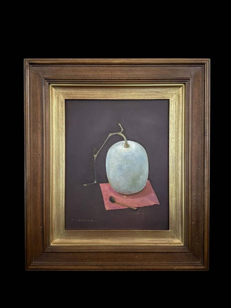 限定値下 真作 油絵 丸山今朝三画 7287 - メルカリ