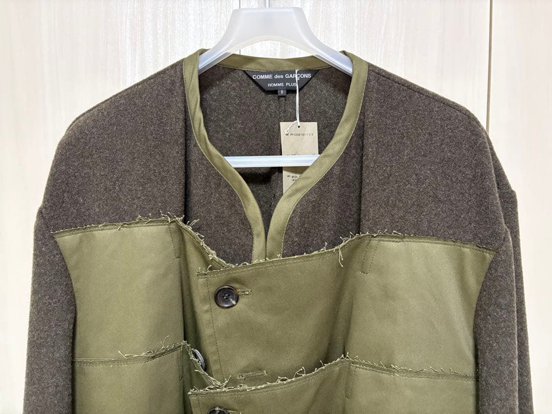 新品未使用 25aw コムデギャルソンオムプリュス ウール×綿チノライナー