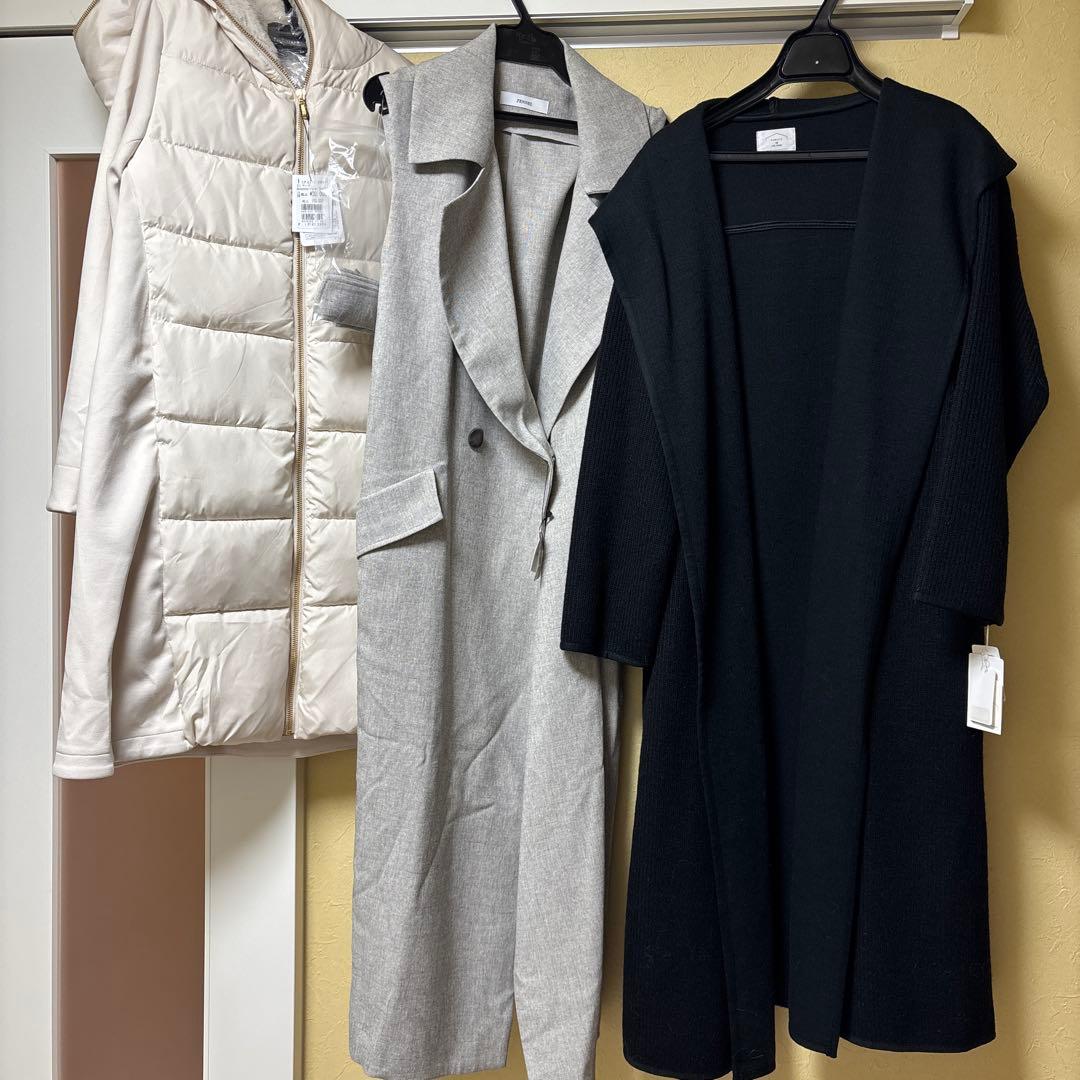 ヤマダヤ　新品未使用　セット　ロングコートセット（ホワイト・グレー・ブラック） 楽天市場】【30％OFFクーポン】カシミヤ混 [Merfirge] スタンドカラー