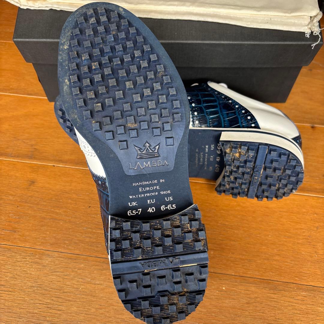 ラムダ ゴルフシューズ 40E 25.3cm