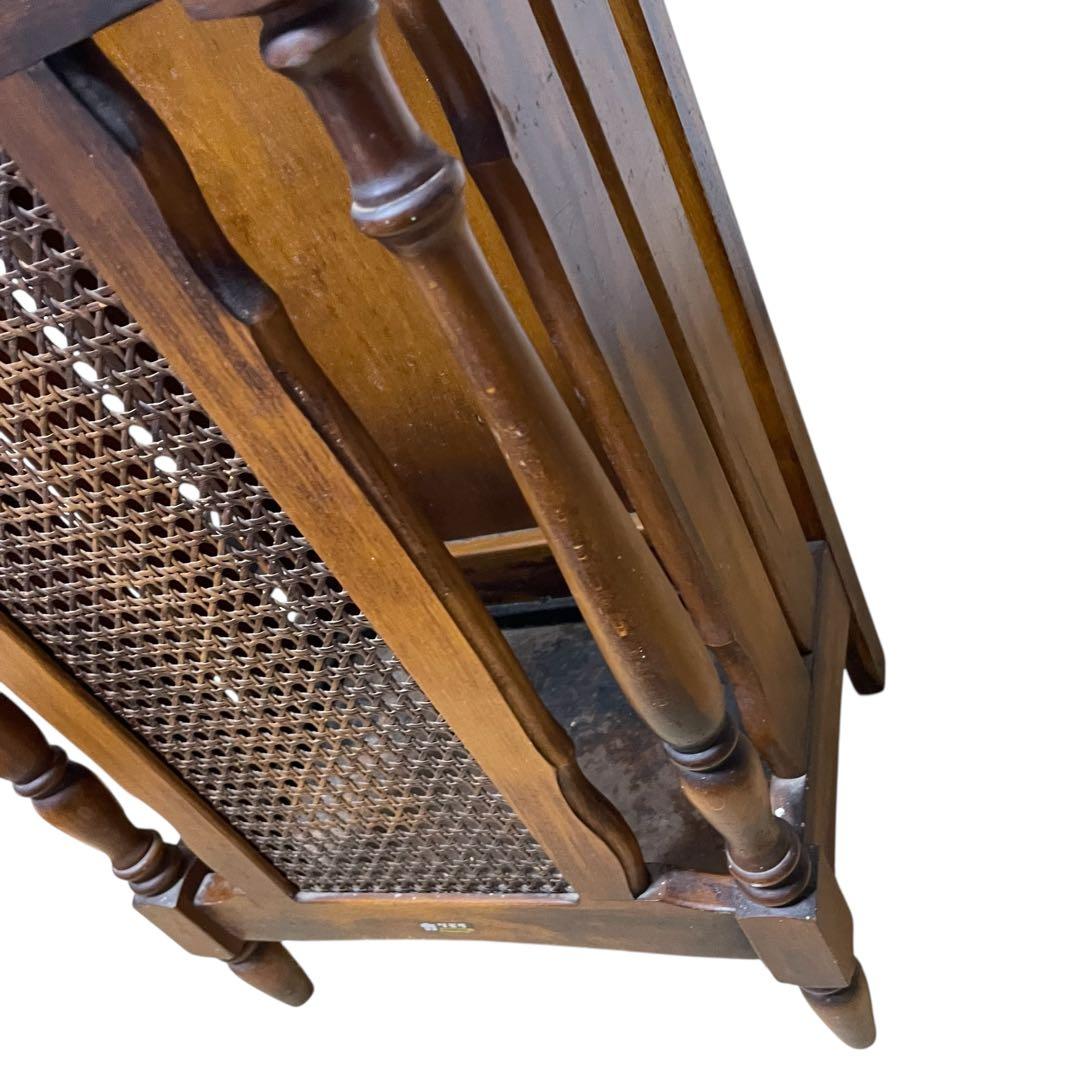 カリモク家具 karimoku コロニアル アンブレラスタンド 傘立て 籐張り