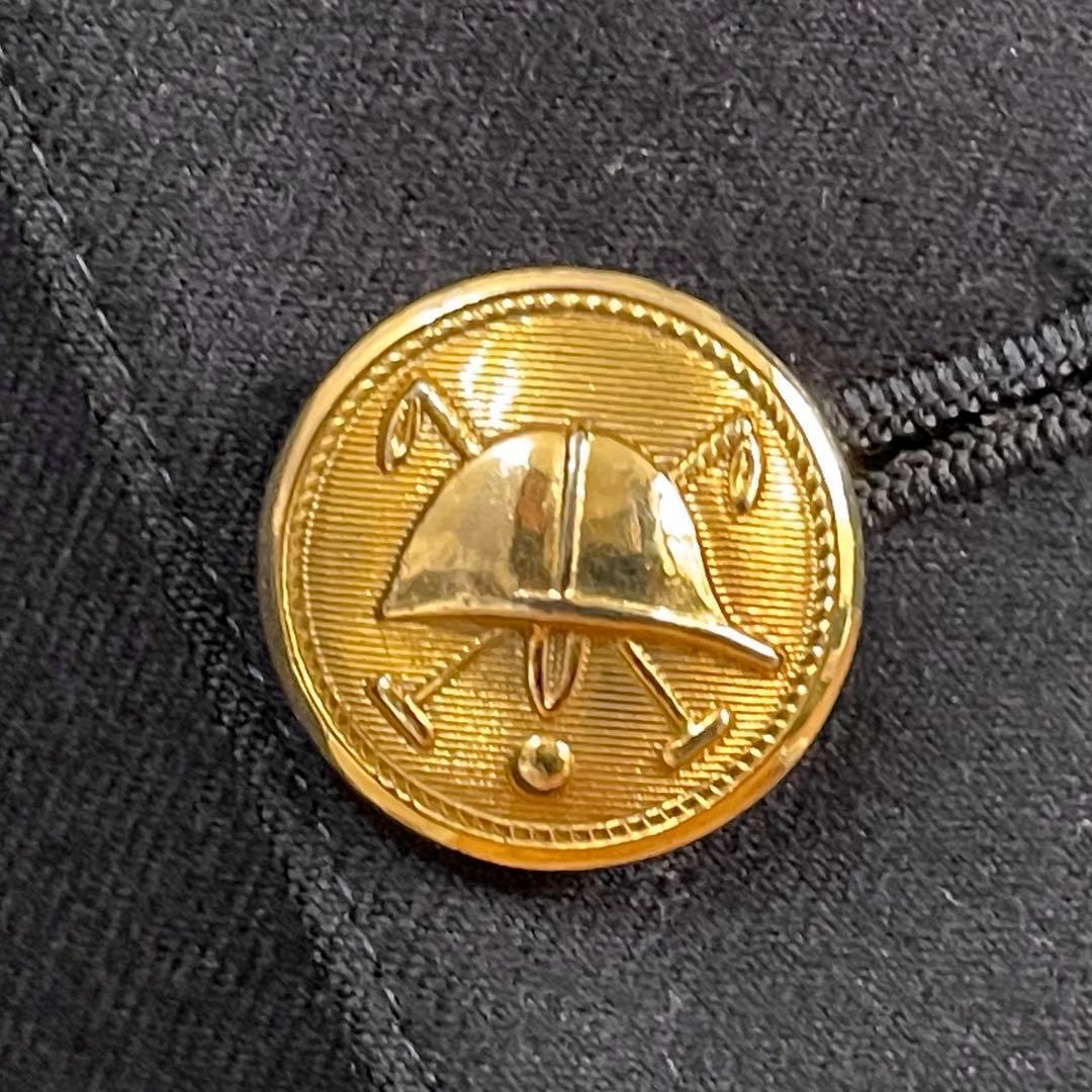 《超美品》ラルフローレン 紺ブレ 金ボタン 三角タグ チェンジポケット T175