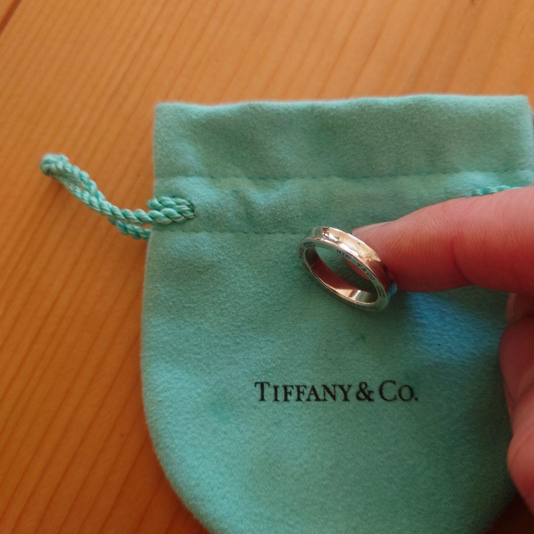 Tiffany & Co. シルバーリング 7号 ポーチ付き
