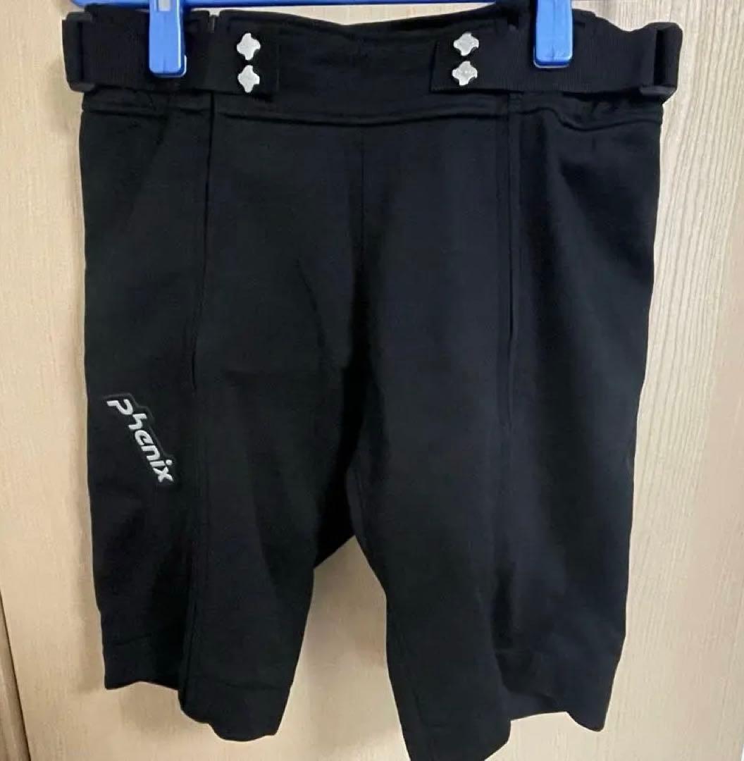 Phenix スキー用ハーフパンツ 黒　Lサイズ KIDS/JUNIOR】子供用スキーウェア ボトムス トレーニング用ハーフ