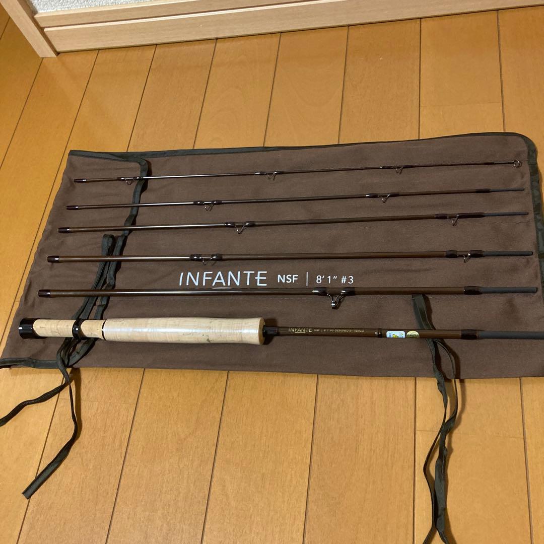 ティムコ　インファンテnsf813-6 インファンテ NSF (渋谷直人モデル) フライロッド | TIEMCOフライ