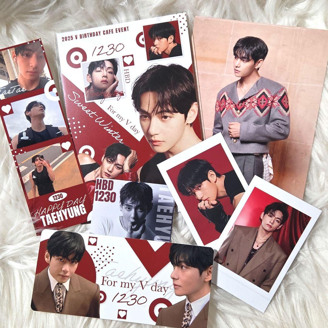 BTS V テテ センイルカフェイベント特典 ポストカード&フォトセット