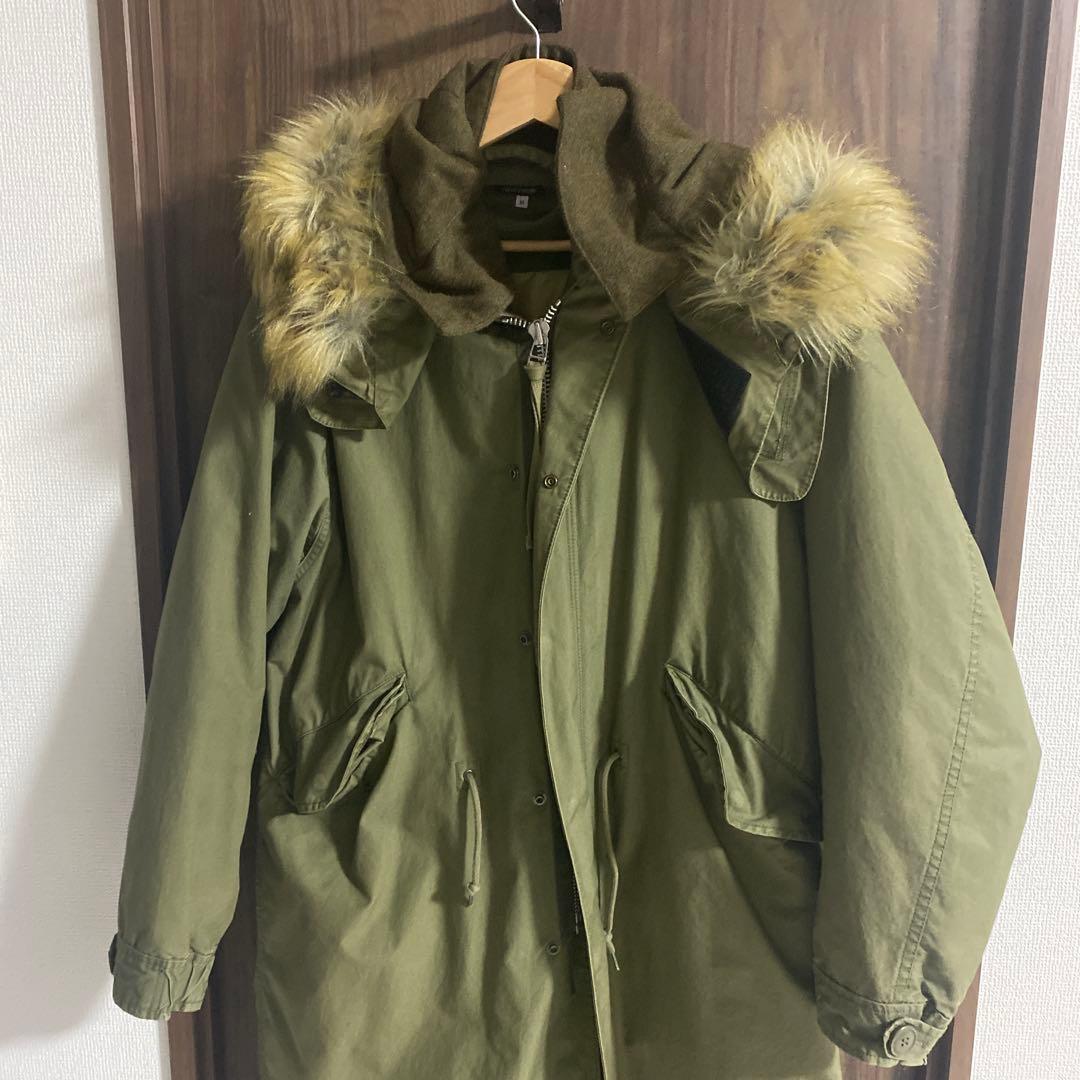 Freak's store オリーブ色 ファー付きモッズコート - メルカリ
