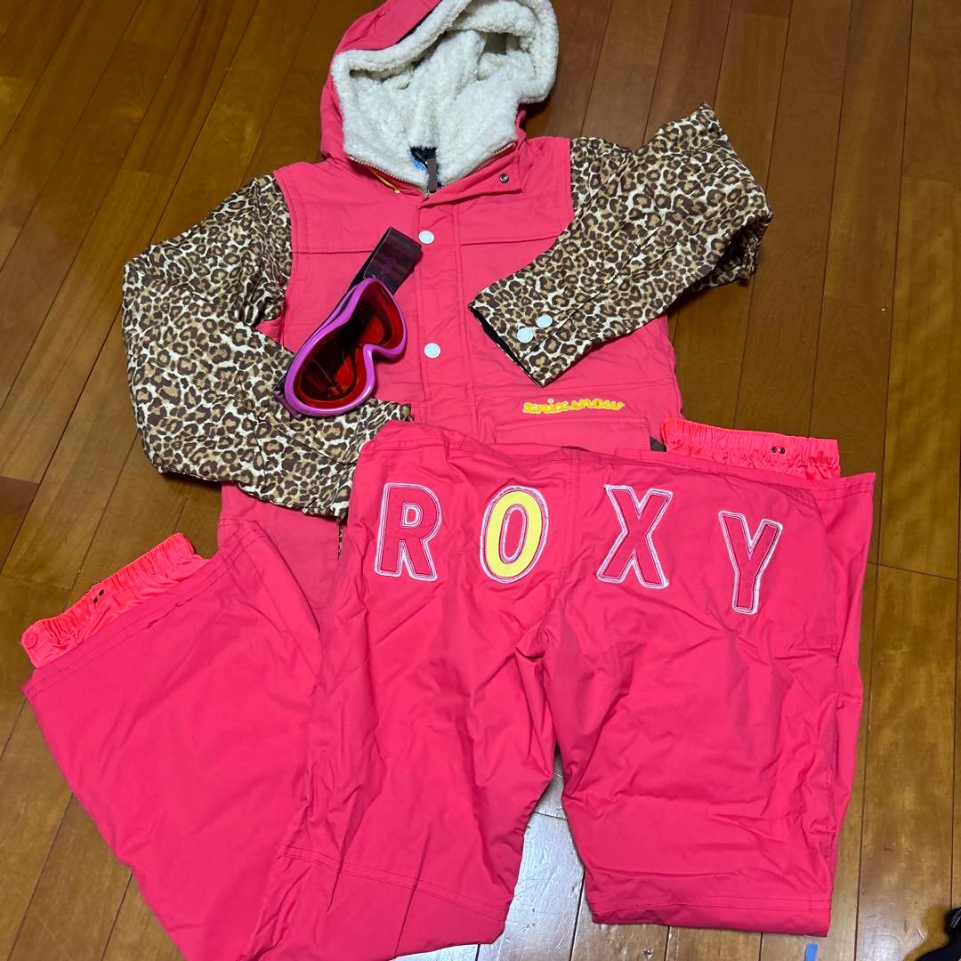 ROXY スノーボードウェア Sサイズ ピンク ROXY スノーボードウェア 女性用 グレー/ピンクSサイズ ROXY