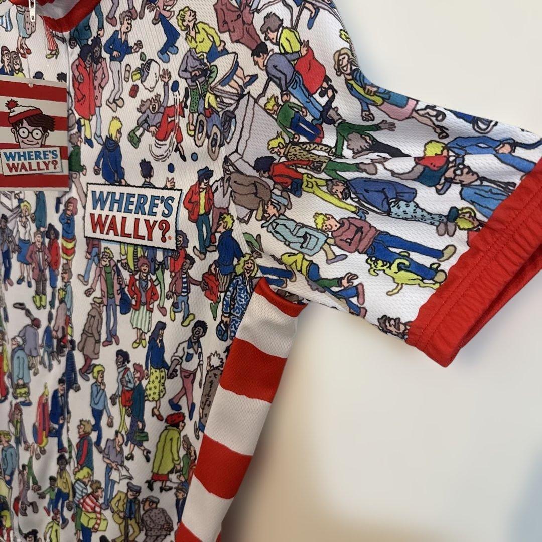新品・定価: 14,】サイクルジャージ ウォーリーを探せ Lサイズ