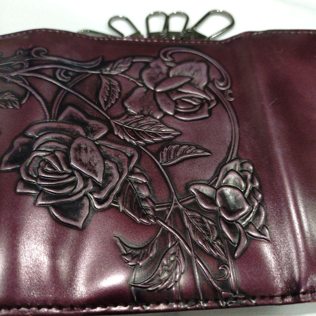 ジャンポールゴルチェJeanPaulGAULTIER ニューローズ柄キーケース