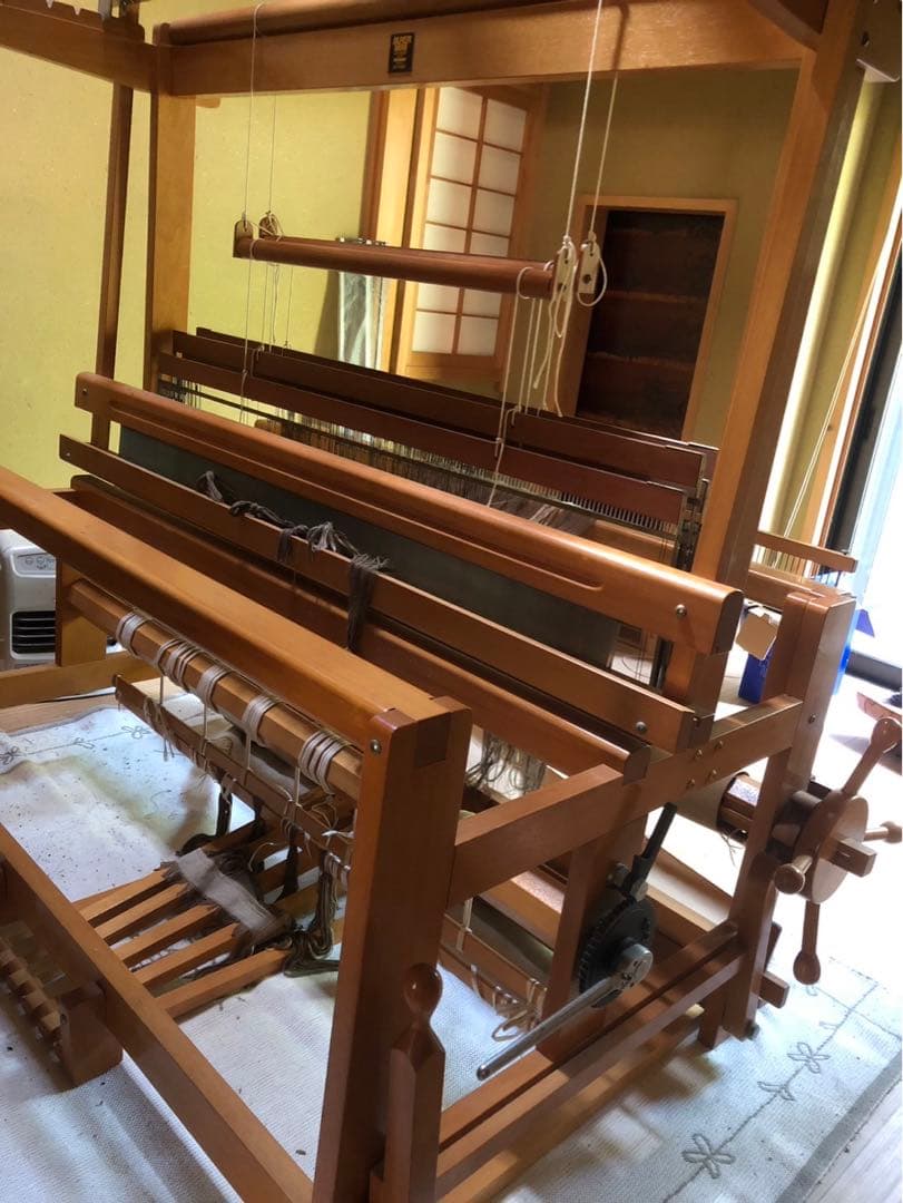 東京手織機 KM-1200 はた織り機 東京手織り機 織機 機織120センチ幅