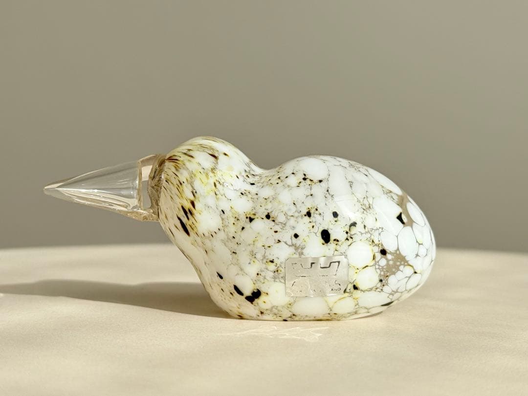 アートキウィ ホワイト系 カイ・フランク アラビア イッタラ バード Kiwi 北欧アートガラス/ビンテージガラス/Oiva Toikka/オイバ・トイッカ