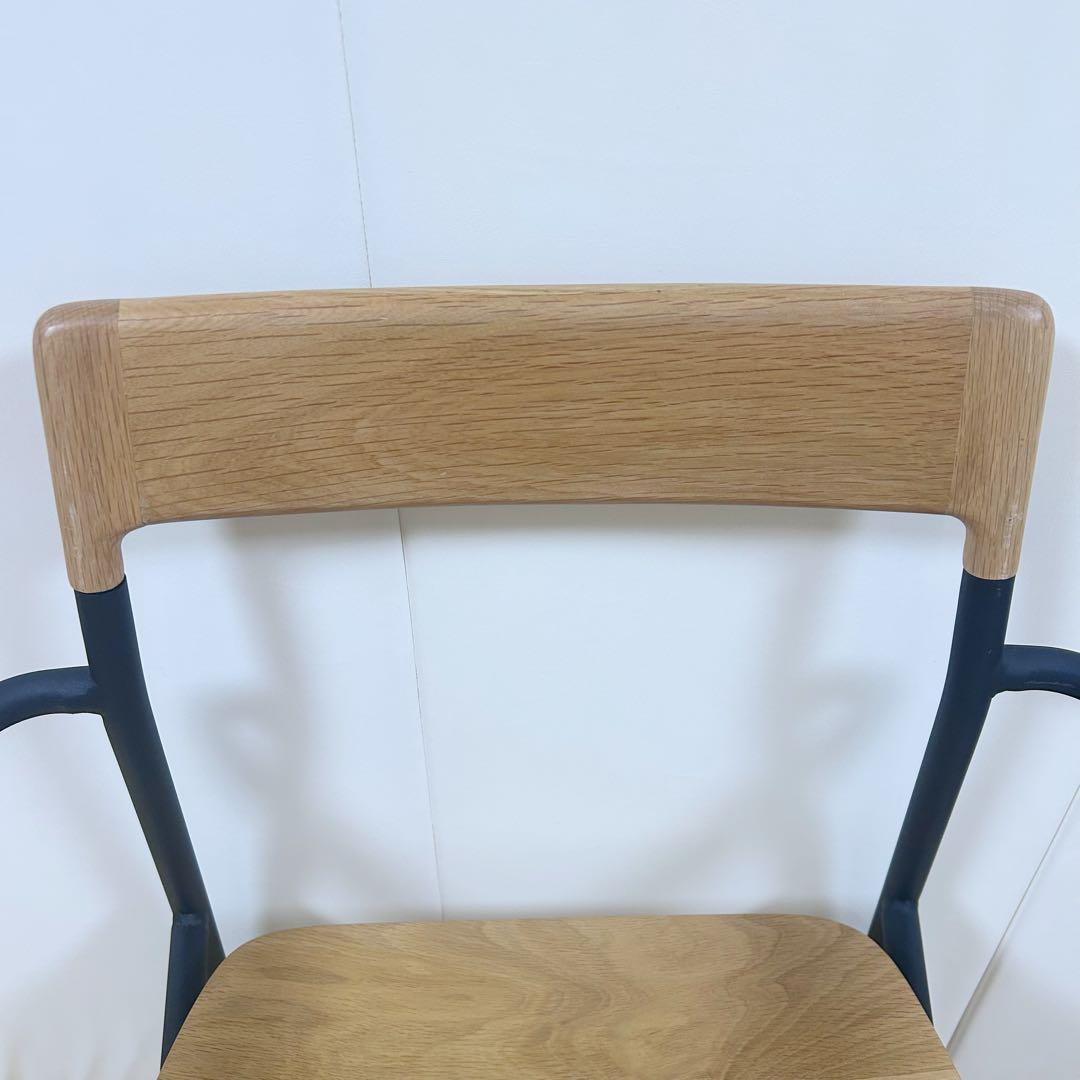 北欧 モリヨシ Flo POKKYARMCHAR ナラ材 アーム付き 天然木希少