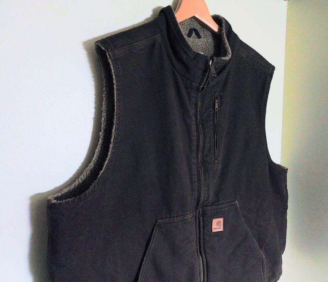 ⬛Carhartt❐ダックベスト【ブラウン】 18 アメリカ製 Carhartt ダックベスト ブラウン Size (L) – frgeek