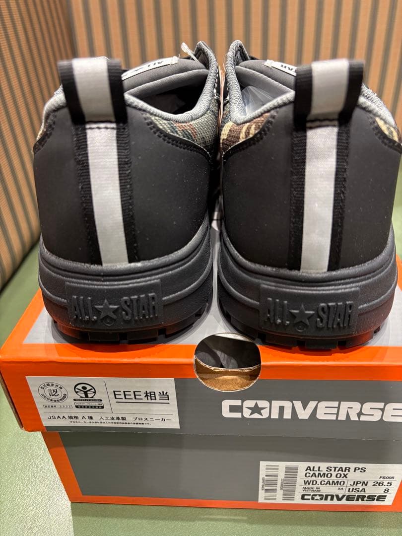 オ*ル様 Converse 安全靴カモフラージュ スニーカー