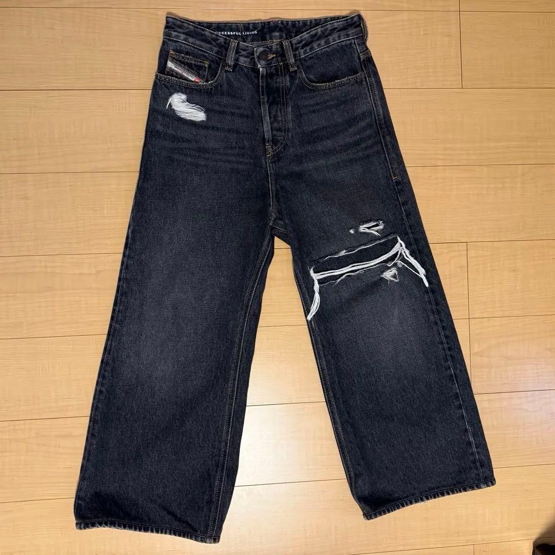 正規品】DIESEL D-Rise ウォッシュブラック W26 裾上げ済