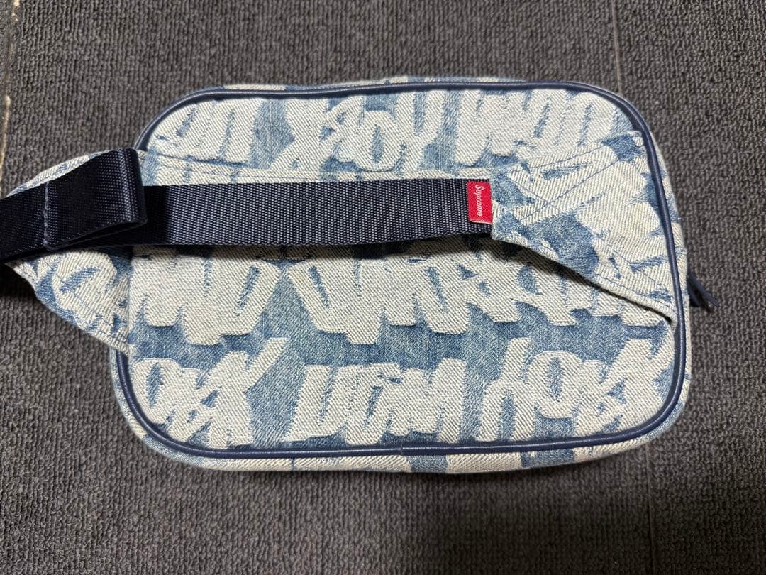 Supreme Fat Tip Jacquard Denim Waist Bag