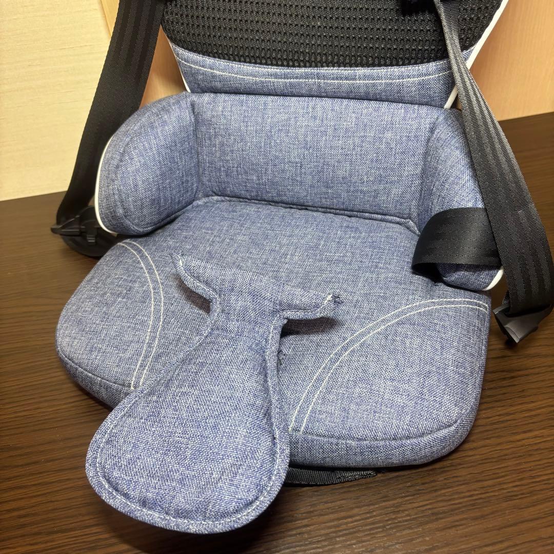 美品】 日本育児 チャイルドシート トラベルベストECプラス デニム