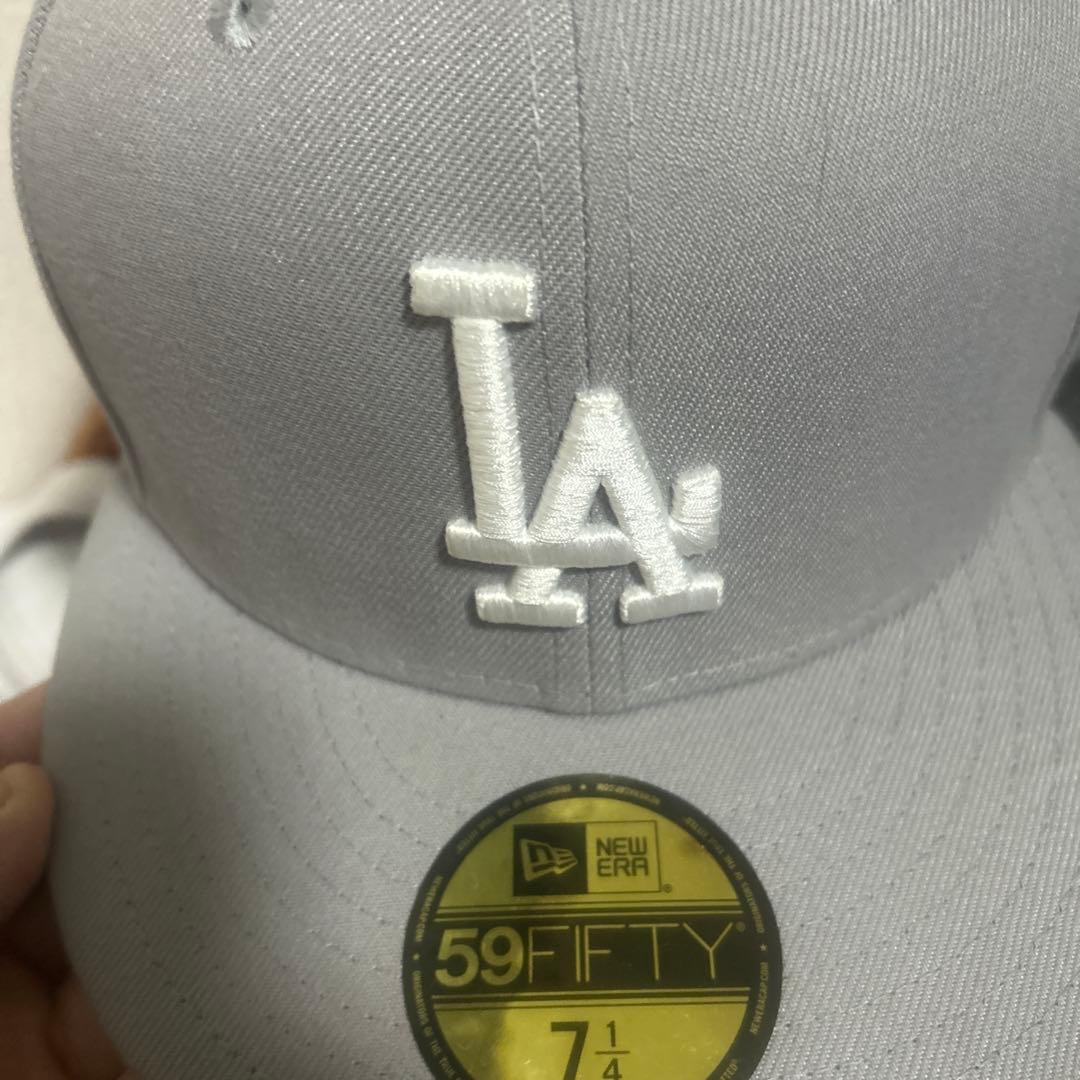 New Era 59FIFTY LA キャップ 7 1/4 グレー - メルカリ