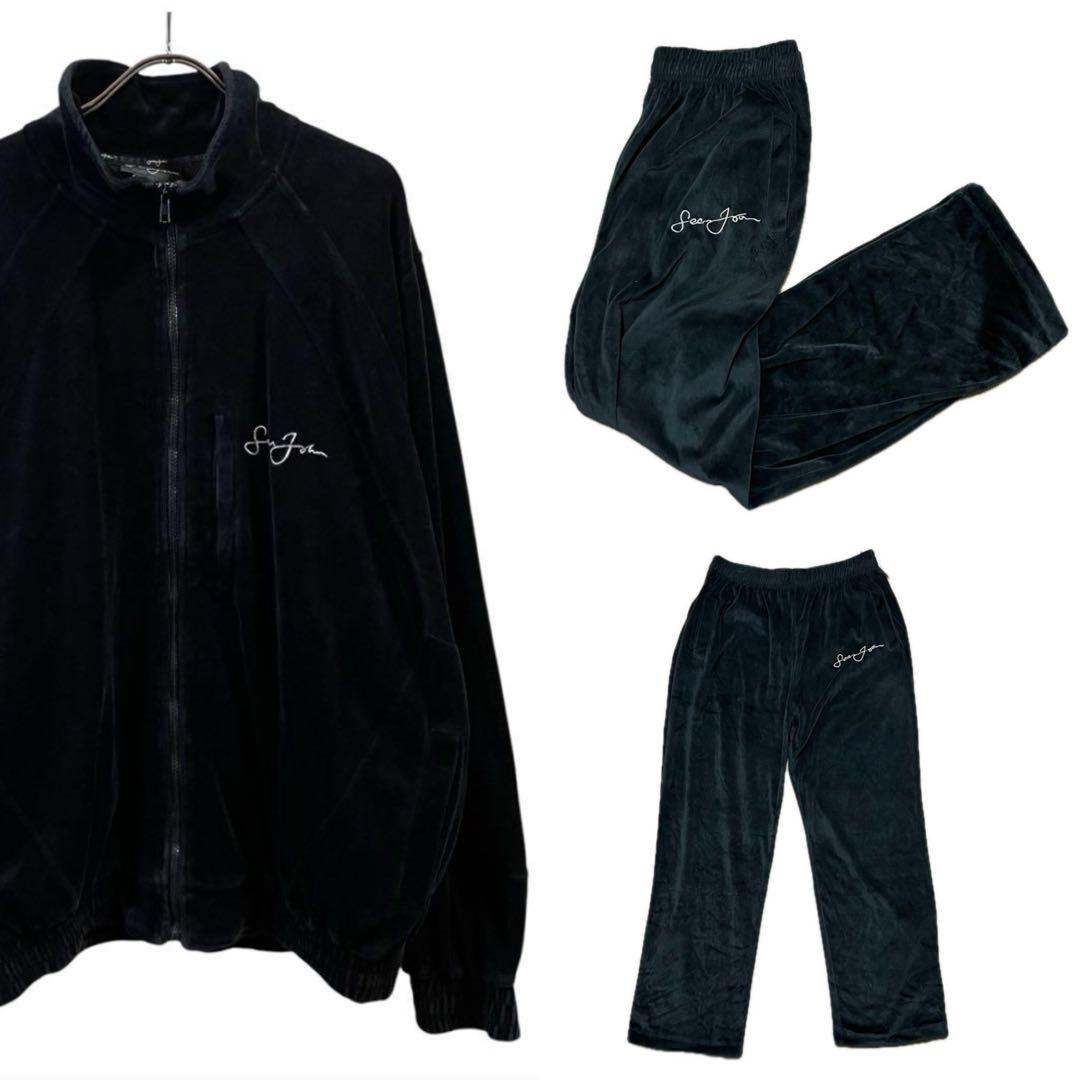 ショーンジョン SEAN JOHN ベロアセットアップ - メルカリ