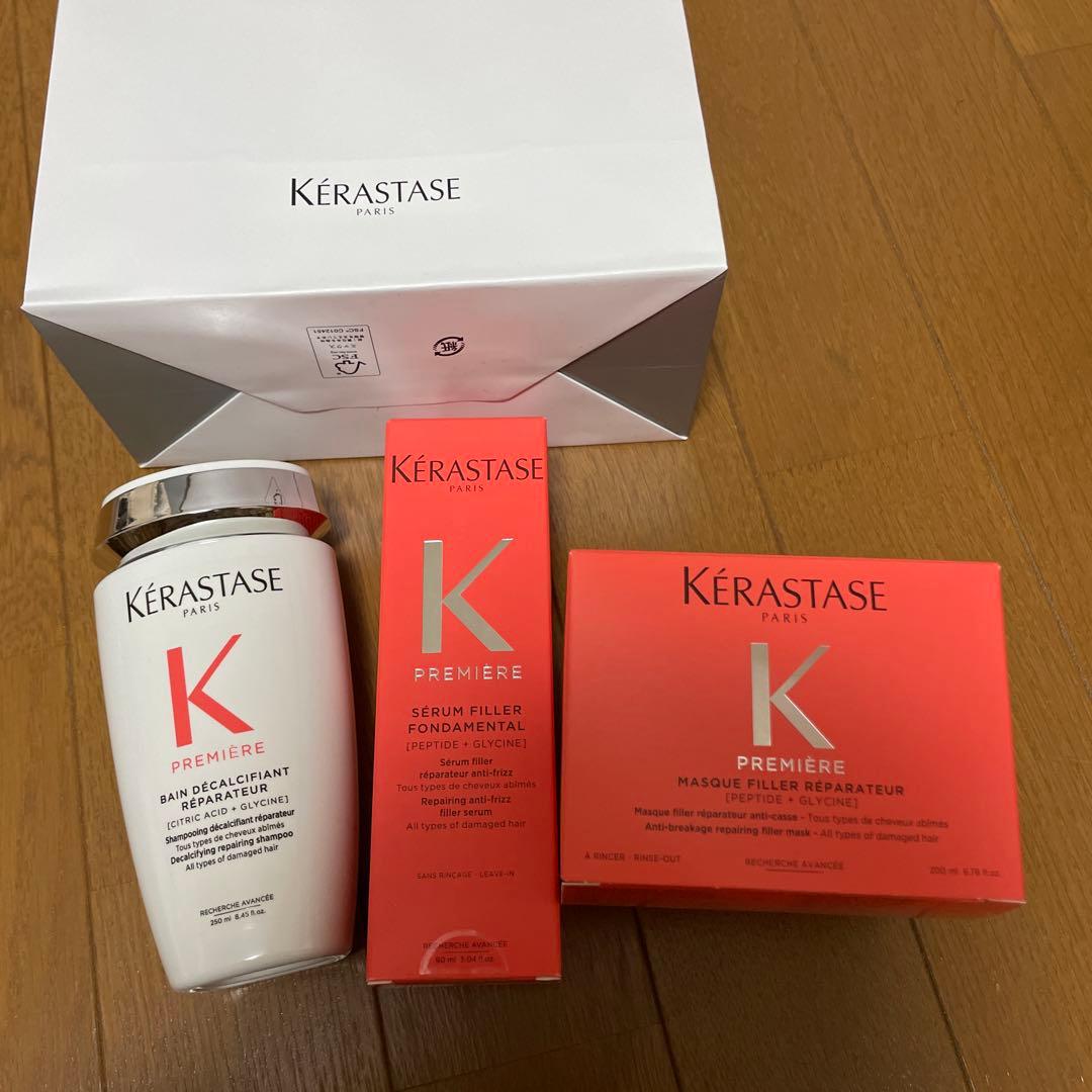 ケラスターゼ プルミエール　シャンプー、ヘアトリートメント　3点セット ダメージヘアを集中ケア！ケラスターゼの新シリーズ「プルミエール