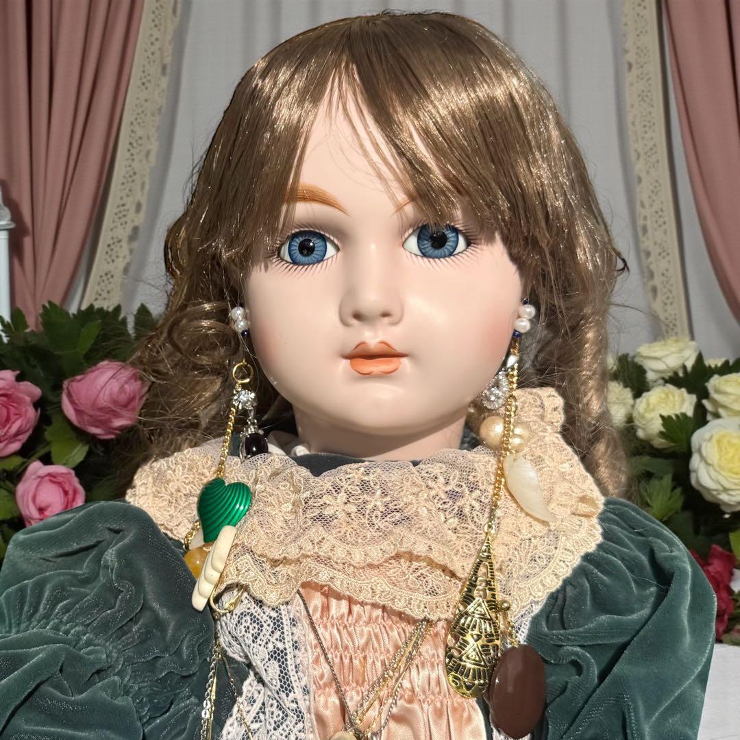 焼きみかん様専用 ビスクドール アーテー グリーン ピンク ロング