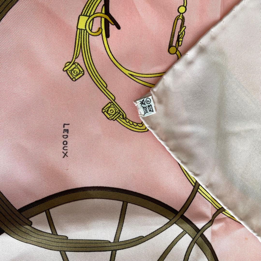 エルメス スカーフ カレ90 SPRINGS スプリング 馬車柄 ピンク系 - メルカリ