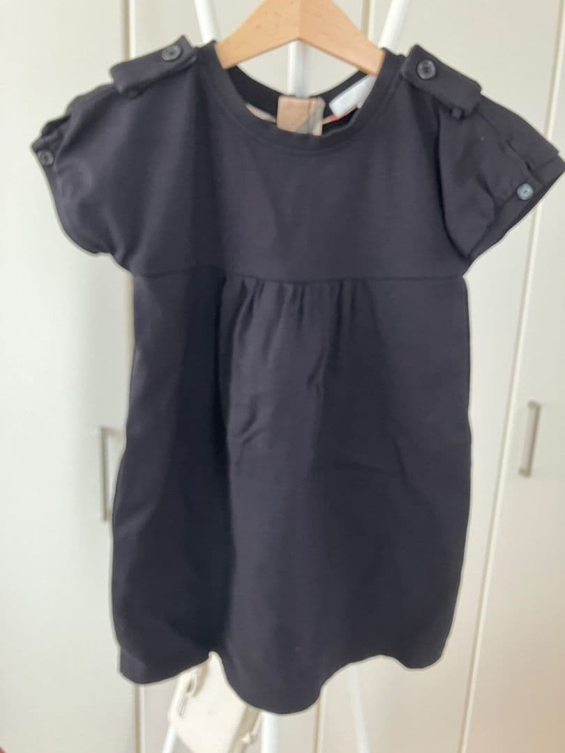 BURBERRY 半袖ワンピース 赤 子供 服 バーバリー⁄BURBERRY†98cm