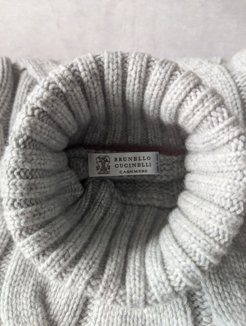 ブルネロクチネリ ヘビーゲージケーブルニット XXS-XS - メルカリ