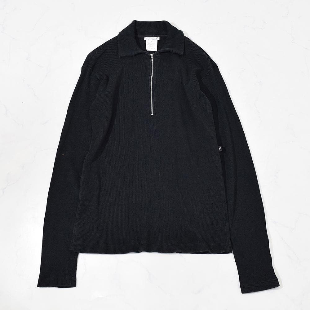 90s agnes b. homme 仏製 ハーフジップ ドライバーズ ニット - メルカリ