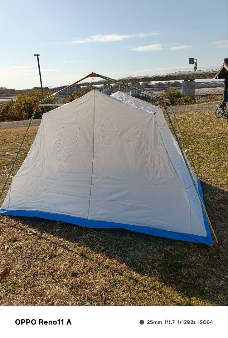 オガワ クラウン オーナーロッジ 鉄骨テント 冬キャンプ