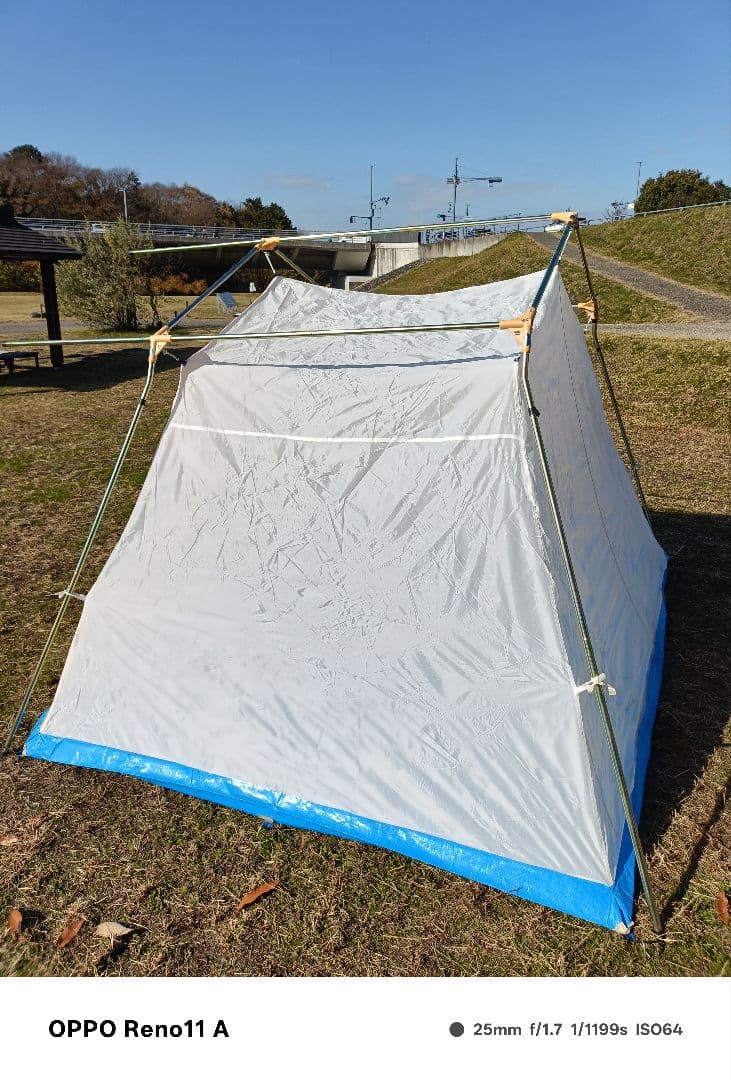 オガワ クラウン オーナーロッジ 鉄骨テント 冬キャンプ - テント