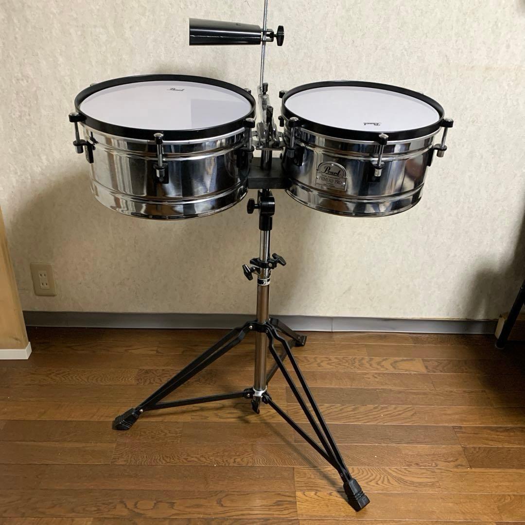 PEARL パール ティンバレス　13インチ　14インチ　カウベル PEARL ( パール ) PTE-1314SET プリメーロ・プロ・ティンバレス 送料