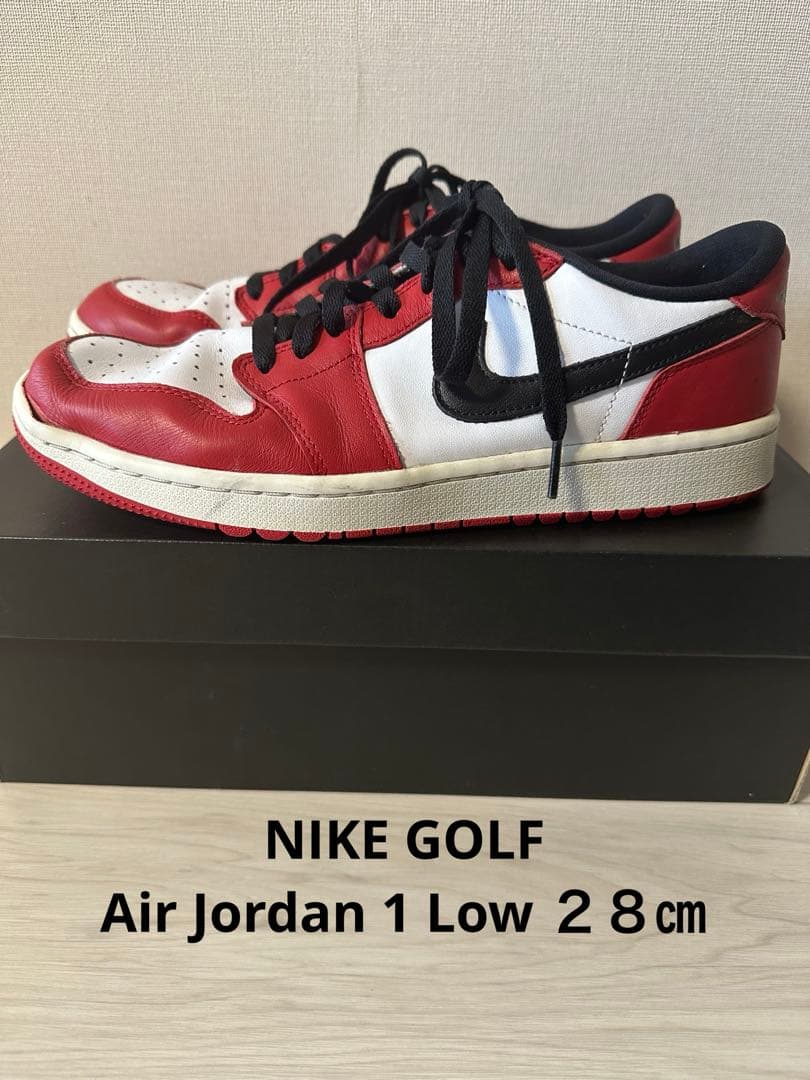 Nike Air Jordan 1 Low ゴルフ　シカゴ　２８㎝ AIRJORDAN エアジョーダン1 Low ゴルフ シカゴ 28 AJ1｜Yahoo!フリマ